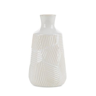 WAZON DEKORACYJNY ROMINA (01) O 13 X 23 CM KREMOWY