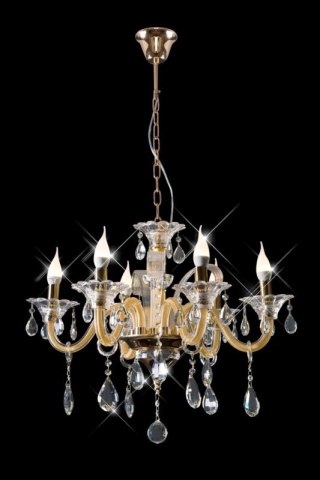 LAMPA GLITTER (2) O 70 X 52 CM ZŁOTY