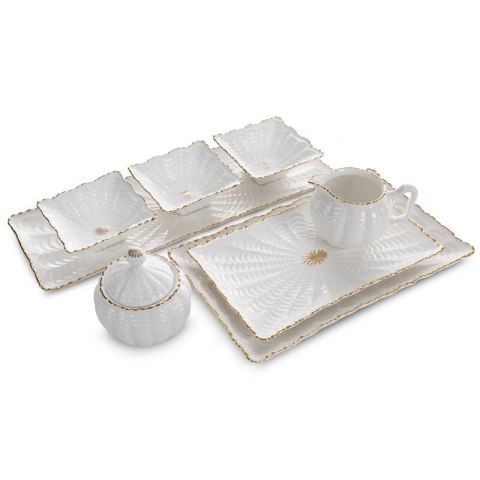 MISA DEKORACYJNA GAIA (01) 27 X 27 X 7 CM KREMOWY MISA DEKORACYJNA GAIA (01) 27 X 27 X 7 CM KREMOWY