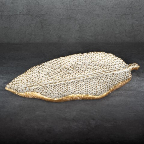 PATERA DEKORACYJNA MOLI 29 X 16 X 3 CM ZŁOTY PATERA DEKORACYJNA MOLI 29 X 16 X 3 CM ZŁOTY