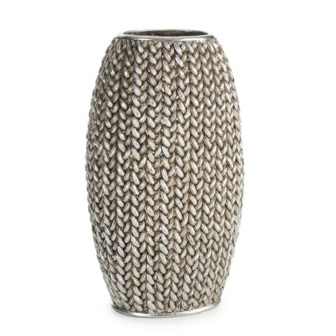 WAZON DEKORACYJNY MOLI 16 X 12 X 27 CM SREBRNY WAZON DEKORACYJNY MOLI 16 X 12 X 27 CM SREBRNY