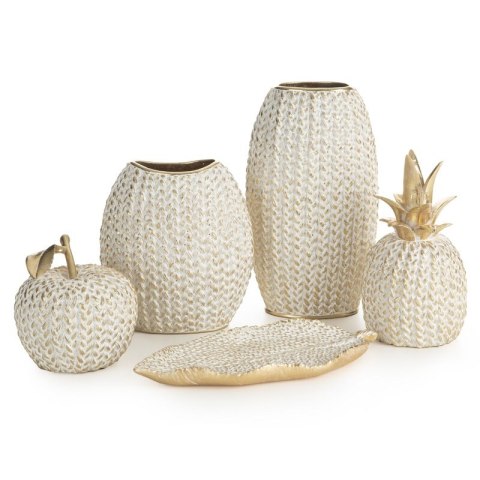 WAZON DEKORACYJNY MOLI 16 X 12 X 27 CM ZŁOTY WAZON DEKORACYJNY MOLI 16 X 12 X 27 CM ZŁOTY