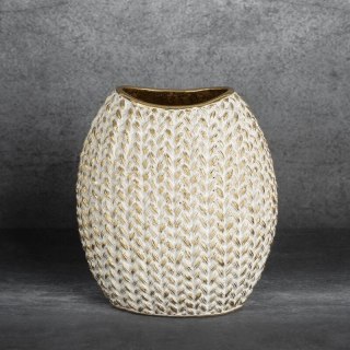 WAZON DEKORACYJNY MOLI 18 X 12 X 20 CM ZŁOTY