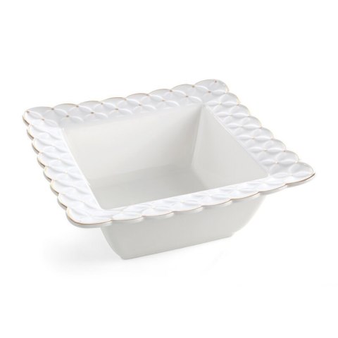 MISA DEKORACYJNA BELIA (01) 23 X 23 X 9 CM KREMOWY MISA DEKORACYJNA BELIA (01) 23 X 23 X 9 CM KREMOWY