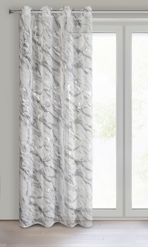 ZASŁONA GOTOWA ALIVIA 140 X 270 CM BIAŁY