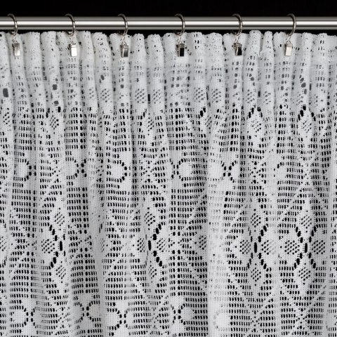 ZASŁONA GOTOWA NELA NA TAŚMIE 140 X 270 CM BIAŁY
