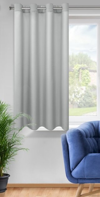 ZASŁONA GOTOWA RITA 140 X 175 CM SREBRNY