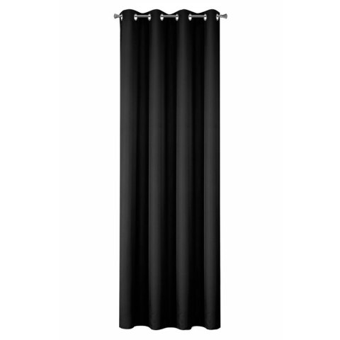ZASŁONA GOTOWA RITA 140 X 250 CM CZARNY ZASŁONA GOTOWA RITA 140 X 250 CM CZARNY