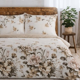 KOMPLET POŚCIELI SATYNOWEJ SPRING 41 160 X 200 CM JASNOKREMOWY