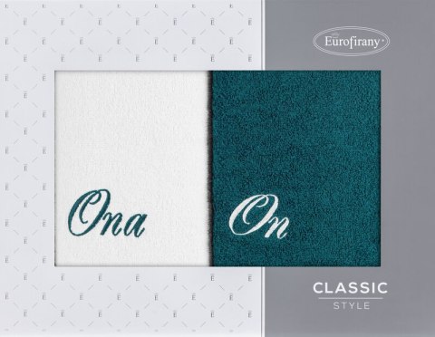 KOMPLET RĘCZNIKÓW ON ONA 47 X 37 X 7 CM BIAŁY KOMPLET RĘCZNIKÓW ON ONA 47 X 37 X 7 CM BIAŁY