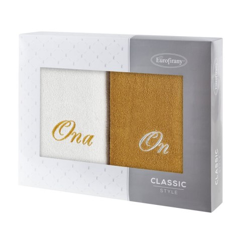 KOMPLET RĘCZNIKÓW ON ONA 47 X 37 X 7 CM SREBRNY KOMPLET RĘCZNIKÓW ON ONA 47 X 37 X 7 CM SREBRNY