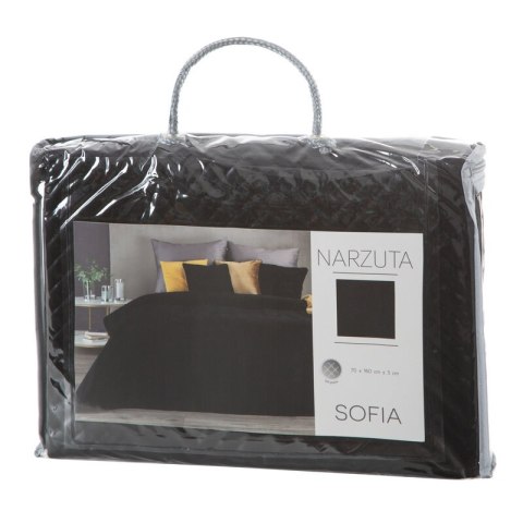 NARZUTA SOFIA 70 X 160 CM CZARNY NARZUTA SOFIA 70 X 160 CM CZARNY