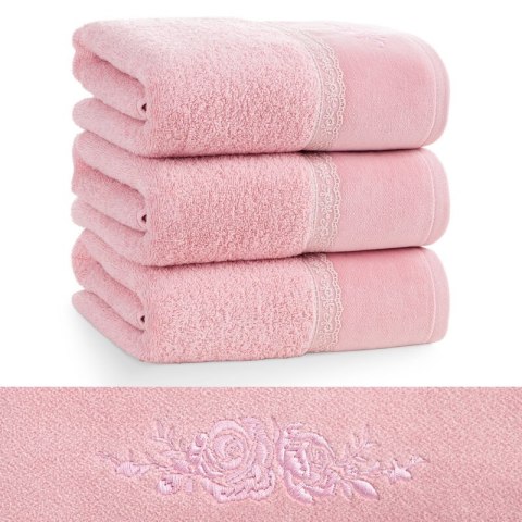 RĘCZNIK SISI (05) 50 X 90 CM RÓŻOWY