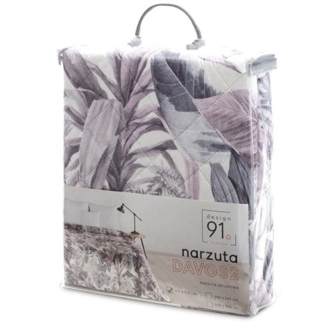 NARZUTA D91 DAVOS2 170 X 210 CM FIOLETOWY NARZUTA D91 DAVOS2 170 X 210 CM FIOLETOWY
