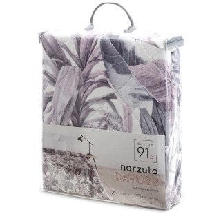 NARZUTA D91 DAVOS2 200 X 220 CM FIOLETOWY