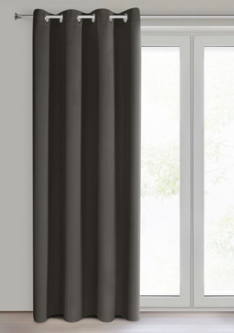 ZASŁONA GOTOWA D91 PARISA 140 X 250 CM GRAFITOWY