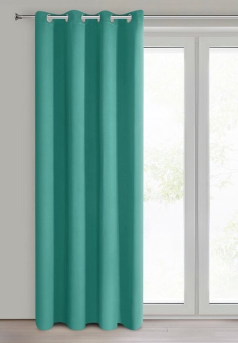ZASŁONA GOTOWA D91 PARISA 140 X 250 CM TURKUSOWY
