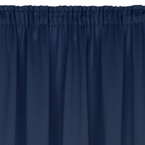 ZASŁONA GOTOWA D91 PARISA NA TAŚMIE 140 X 270 CM GRANATOWY ZASŁONA GOTOWA D91 PARISA NA TAŚMIE 140 X 270 CM GRANATOWY