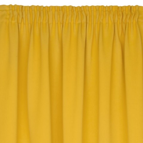 ZASŁONA GOTOWA D91 PARISA NA TAŚMIE 140 X 270 CM MUSZTARDOWY