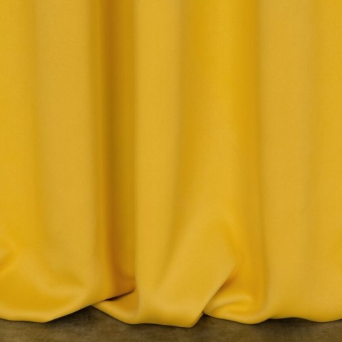 ZASŁONA GOTOWA D91 PARISA NA TAŚMIE 140 X 270 CM MUSZTARDOWY