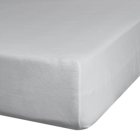 PRZEŚCIERADŁO Z GUMKĄ JERSEY D91 140 X 200 X 30 CM JASNOSZARY