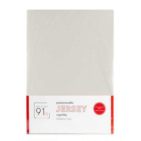 PRZEŚCIERADŁO Z GUMKĄ JERSEY D91 90 X 200 X 25 CM BEŻOWY PRZEŚCIERADŁO Z GUMKĄ JERSEY D91 90 X 200 X 25 CM BEŻOWY