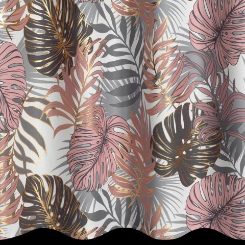 ZASŁONA GOTOWA KORFU 140 X 250 CM PUDROWY RÓŻ