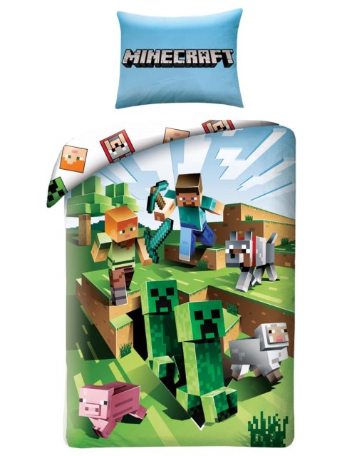 Pościel bawełna 160x200+1p70x80 Minecraft Creative Pościel bawełna 160x200+1p70x80 Minecraft Creative
