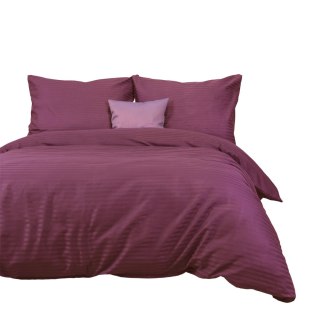 Pościel satyna bawełniana CIZGILI ROSE/160x200 EXCLUSIVE (promocja)