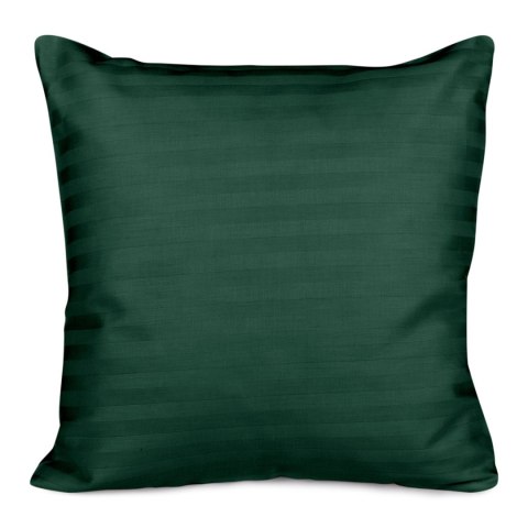 Poszewka satyna bawełna CIZGILI DARK GREEN/40x40. Poszewka satyna bawełna CIZGILI DARK GREEN/40x40.
