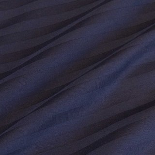 Poszewka satyna bawełna CIZGILI NAVY BLUE/50x60.