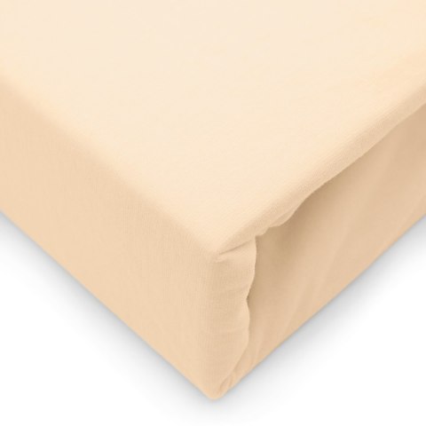 Prześcieradło jersey elastan z gumką 26 SAND/PIASKOWY/180x200x30 Prześcieradło jersey elastan z gumką 26 SAND/PIASKOWY/180x200x30