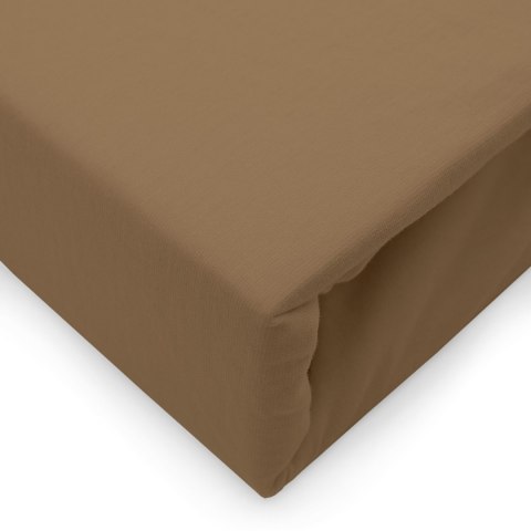 Prześcieradło jersey elastan z gumką 54 BRAUN/BRĄZ/180x200x30 Prześcieradło jersey elastan z gumką 54 BRAUN/BRĄZ/180x200x30