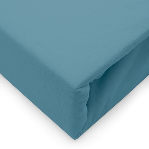 Prześcieradło jersey elastan z gumką BLUE/NIEBIESKI/90x200x30 Prześcieradło jersey elastan z gumką BLUE/NIEBIESKI/90x200x30