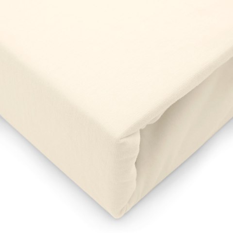 Prześcieradło jersey elastan z gumką ECRU/EKOLOGIA/180x200x30 Prześcieradło jersey elastan z gumką ECRU/EKOLOGIA/180x200x30