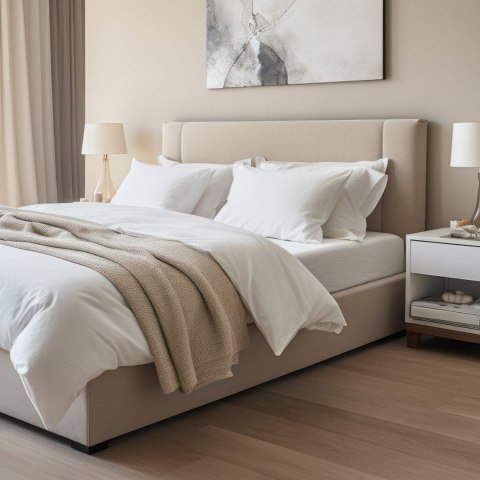 Prześcieradło jersey elastan z gumką WHITE/BIAŁY/180x200x30 Prześcieradło jersey elastan z gumką WHITE/BIAŁY/180x200x30