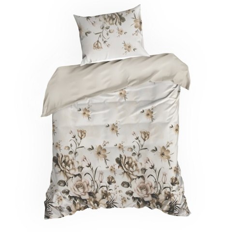 KOMPLET POŚCIELI SATYNOWEJ SPRING 41 220 X 200 CM JASNOKREMOWY KOMPLET POŚCIELI SATYNOWEJ SPRING 41 220 X 200 CM JASNOKREMOWY