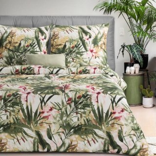 KOMPLET POŚCIELI SATYNOWEJ SPRING 43 140 X 200 CM ZIELONY