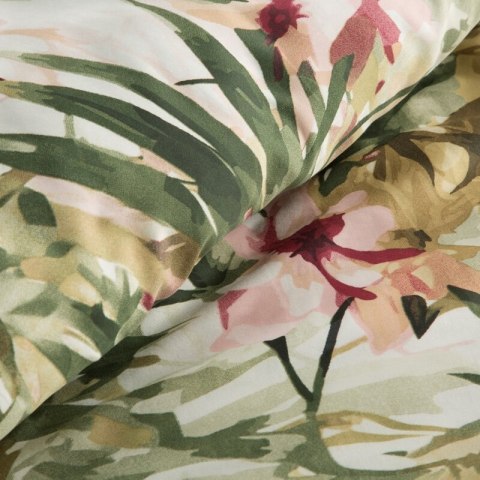 KOMPLET POŚCIELI SATYNOWEJ SPRING 43 140 X 200 CM ZIELONY KOMPLET POŚCIELI SATYNOWEJ SPRING 43 140 X 200 CM ZIELONY