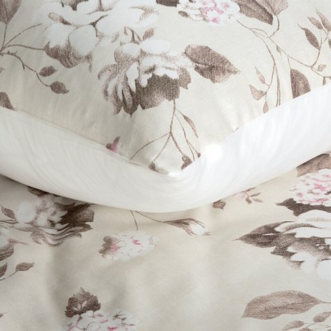 KOMPLET POŚCIELI SATYNOWEJ SPRING 45 140 X 200 CM BEŻOWY KOMPLET POŚCIELI SATYNOWEJ SPRING 45 140 X 200 CM BEŻOWY