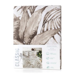 KOMPLET POŚCIELI SATYNOWEJ SPRING 46 140 X 200 CM BEŻOWY