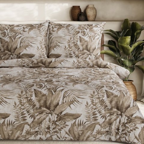 KOMPLET POŚCIELI SATYNOWEJ SPRING 46 220 X 200 CM BEŻOWY KOMPLET POŚCIELI SATYNOWEJ SPRING 46 220 X 200 CM BEŻOWY