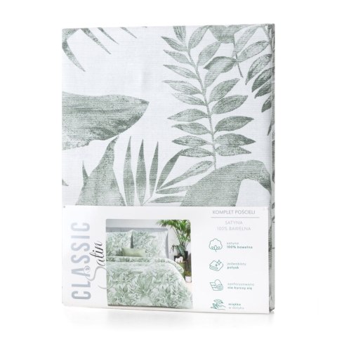 KOMPLET POŚCIELI SATYNOWEJ SPRING 48 140 X 200 CM MIĘTOWY KOMPLET POŚCIELI SATYNOWEJ SPRING 48 140 X 200 CM MIĘTOWY