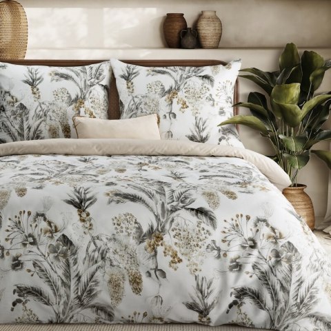 KOMPLET POŚCIELI SATYNOWEJ SPRING 49 140 X 200 CM BIAŁY KOMPLET POŚCIELI SATYNOWEJ SPRING 49 140 X 200 CM BIAŁY