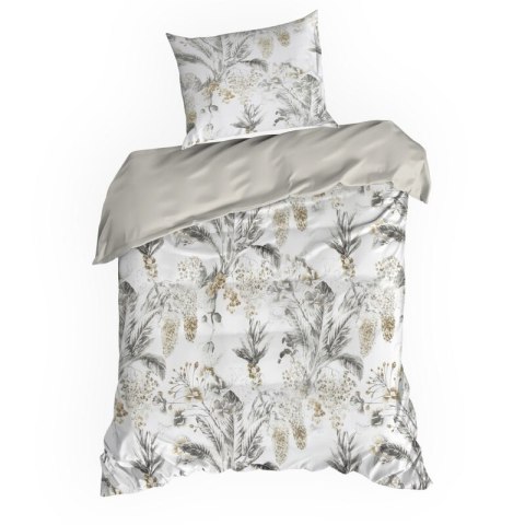 KOMPLET POŚCIELI SATYNOWEJ SPRING 49 140 X 200 CM BIAŁY KOMPLET POŚCIELI SATYNOWEJ SPRING 49 140 X 200 CM BIAŁY