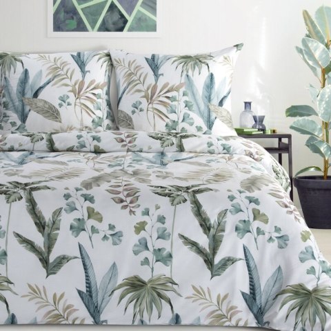 KOMPLET POŚCIELI SATYNOWEJ SPRING 52 220 X 200 CM BIAŁY KOMPLET POŚCIELI SATYNOWEJ SPRING 52 220 X 200 CM BIAŁY