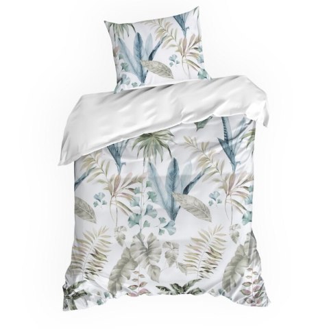 KOMPLET POŚCIELI SATYNOWEJ SPRING 52 220 X 200 CM BIAŁY KOMPLET POŚCIELI SATYNOWEJ SPRING 52 220 X 200 CM BIAŁY