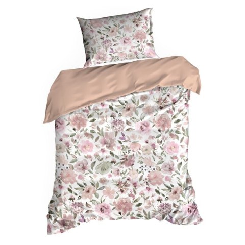 KOMPLET POŚCIELI SATYNOWEJ SPRING 57 220 X 200 CM BIAŁY KOMPLET POŚCIELI SATYNOWEJ SPRING 57 220 X 200 CM BIAŁY