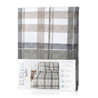 KOMPLET POŚCIELI SATYNOWEJ SPRING 58 140 X 200 CM SZARY