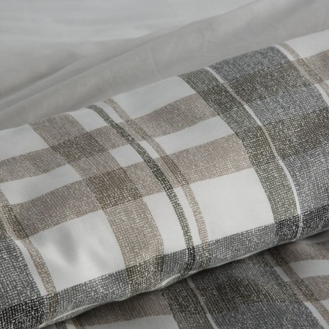 KOMPLET POŚCIELI SATYNOWEJ SPRING 58 140 X 200 CM SZARY KOMPLET POŚCIELI SATYNOWEJ SPRING 58 140 X 200 CM SZARY